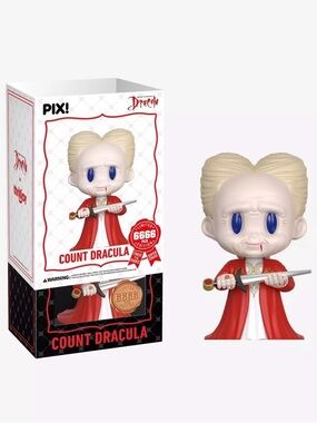 Thrilljoy Pix! Bram Stokers Dracula Vinyl Figure 🆕 Limited Edition 6666pcs